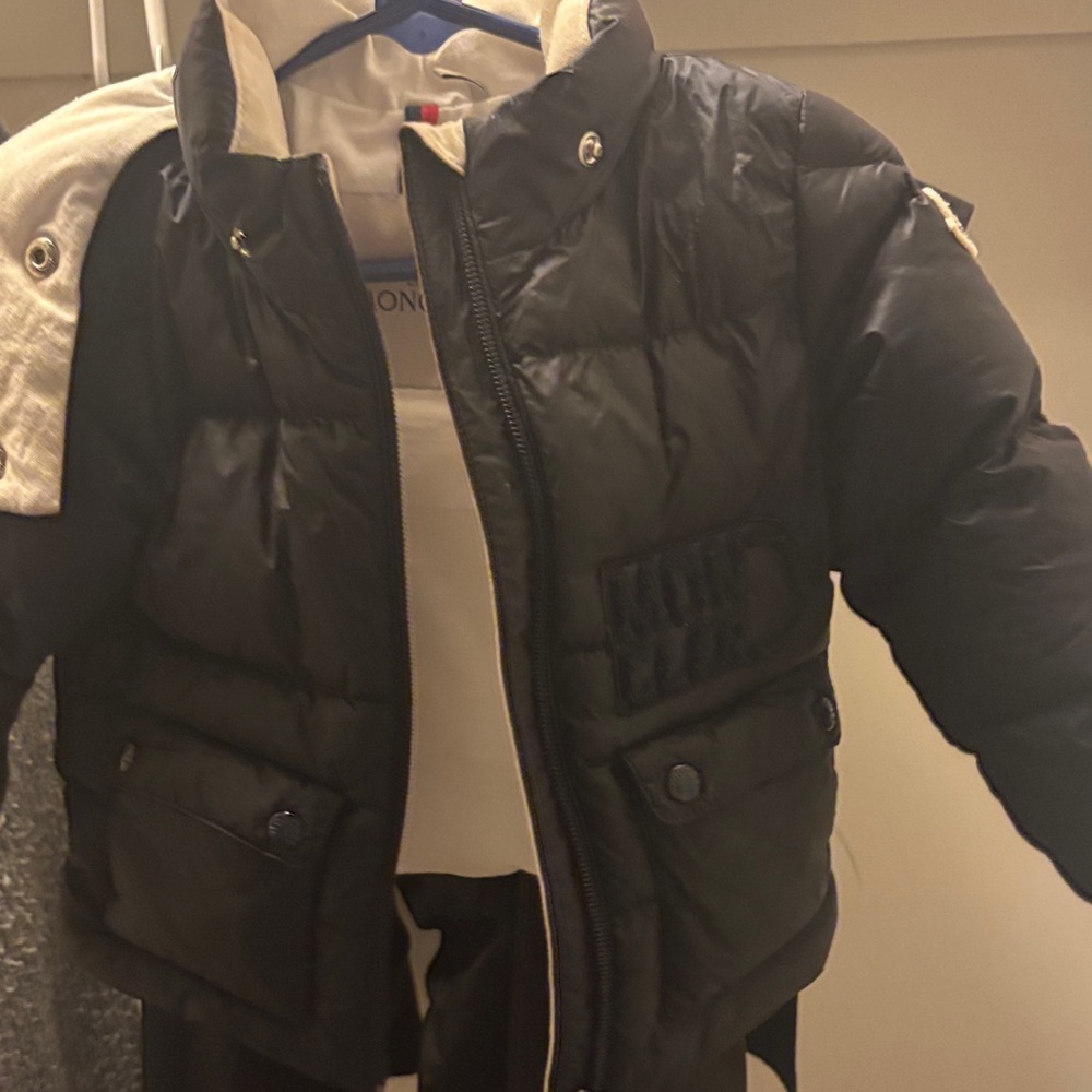 Moncler Kids Dark Puffer Jacket